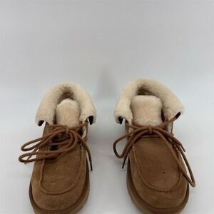 UGG Women's Diara‎ Ankle Boots Size 8 Brown Suede Shearling Lined